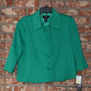 Donna Moore Green Jacket NWT